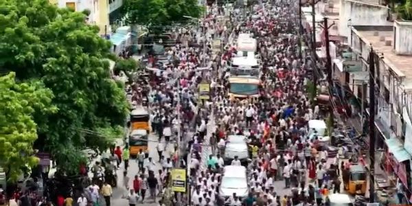 অভিনেতা বিজয়ৰ ত্ৰিচিৰ পৰা নিজৰ পাৰ্টি টিভিকেৰ বাবে প্ৰচাৰ আৰম্ভ