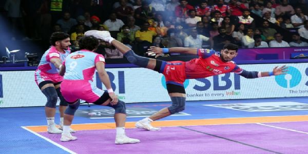 পি কে এল-১২: ঘৰুৱা খেলপথাৰত জয়পুৰ পিংক পেন্থাৰ্ছৰ দৰ্শনীয় জয়, ইউ পি যোদ্ধাছ ৪১-২৯ পৰাস্ত