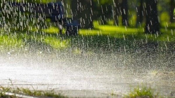 বৰষুণৰ দৃশ্য। ফাইল ফটো