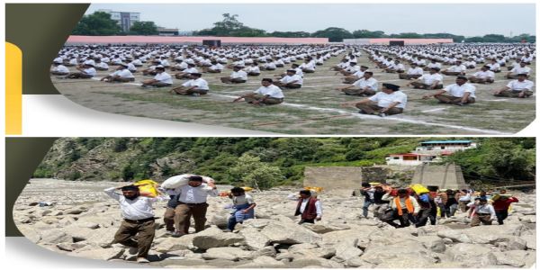 মান কি বাতঃ মতাদৰ্শগত দাসত্বৰ পৰা দেশক বচাবলৈ প্ৰতিষ্ঠা কৰা হৈছিল আৰ এছ এছ; সংকটৰ সময়ত স্বেচ্ছাসেৱকসকলে পালন কৰি আছে নিজৰ ভূমিকা