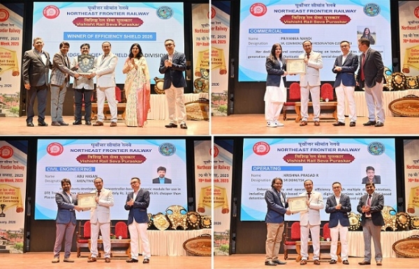 মালিগাঁওত ৭০ তম জোনেল ৰেলৱে সপ্তাহৰ বঁটা প্ৰদান সমাৰোহৰ আয়োজন