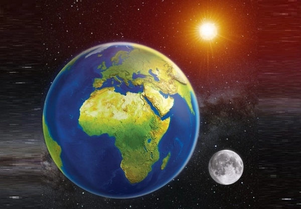 पृथ्वी, सूरज और चांद पृथ्वी, सूरज और चांद