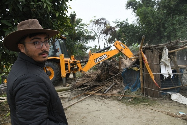 শোণিতপুৰৰ বুঢ়া চাপৰি সংৰক্ষিত বন্যপ্ৰাণী অভয়াৰণ্যত জিলা প্ৰশাসন ,আৰক্ষী প্ৰশাসন আৰু বন বিভাগৰ বৃহৎ উচ্ছেদ অভিযান