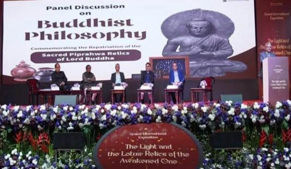 पिपरावा बुद्ध अवशेषों का अंतरराष्ट्रीय प्रदर्शनी पर पैनल चर्चा