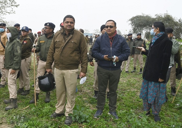শোণিতপুৰৰ বুঢ়া চাপৰি সংৰক্ষিত বন্যপ্ৰাণী অভয়াৰণ্যত জিলা প্ৰশাসন ,আৰক্ষী প্ৰশাসন আৰু বন বিভাগৰ বৃহৎ উচ্ছেদ অভিযান