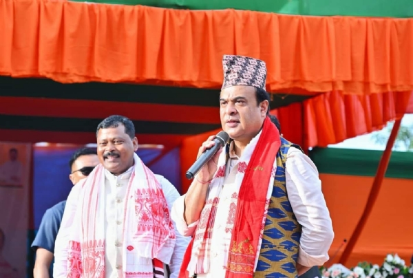 The image shared by Assam CM Dr Himanta Biswa Sarma. The image shared by Assam CM Dr Himanta Biswa Sarma.