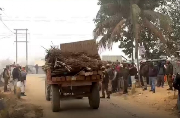 Image of the Eviction Drive Launched in Bilasipara to Clear Around 3,500 Bighas. Image of the Eviction Drive Launched in Bilasipara to Clear Around 3,500 Bighas.