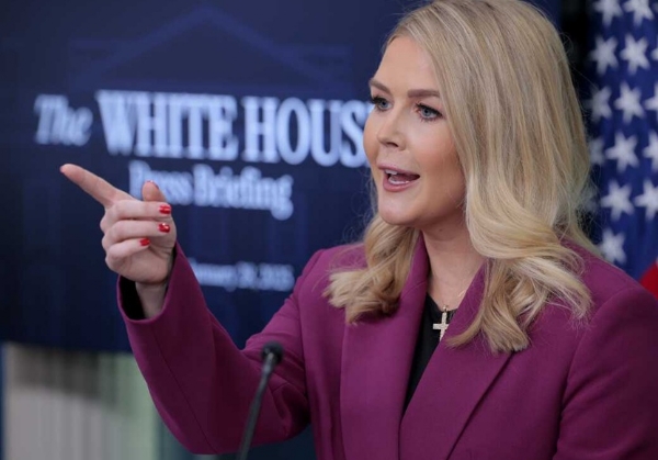 व्हाइट हाउस की प्रेस सेक्रेटरी कैरोलिन लेविट। फोटो - इंटरनेट मीडिया