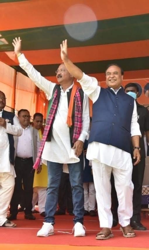 The image shared by Assam CM Dr Himanta Biswa Sarma. The image shared by Assam CM Dr Himanta Biswa Sarma.