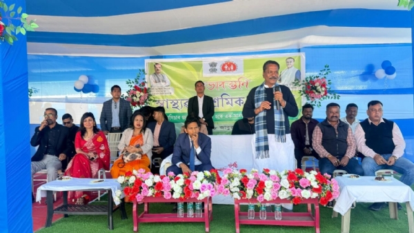 অসম চৰকাৰৰ মাননীয় স্বাস্থ্য মন্ত্ৰী  অশোক সিংহল ডাঙৰীয়াই আনুষ্ঠানিকভাৱে “স্বাস্থ্যবান শ্ৰমিক যোজনা”ৰ শুভ উদ্বোধন কৰে।