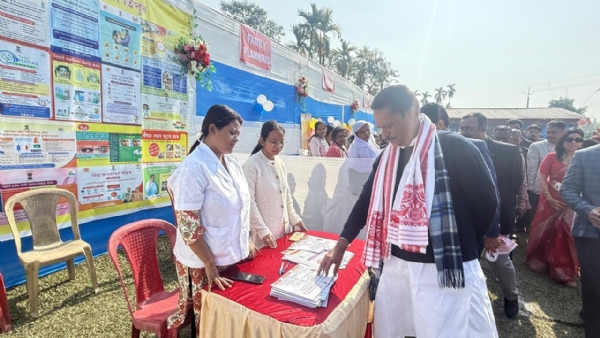 অসম চৰকাৰৰ মাননীয় স্বাস্থ্য মন্ত্ৰী  অশোক সিংহল ডাঙৰীয়াই আনুষ্ঠানিকভাৱে “স্বাস্থ্যবান শ্ৰমিক যোজনা”ৰ শুভ উদ্বোধন কৰে।