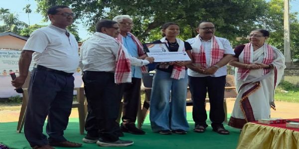 ডাঃ আনন্দ চন্দ্ৰ শৰ্ম্মা ক্ৰীড়া উদগনি বঁটা -২০২৬ প্ৰদান