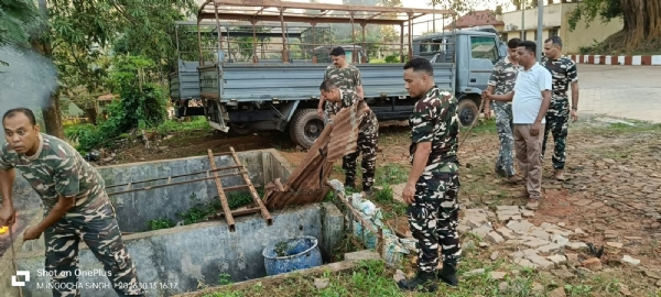 প্ৰথম বাহিনী সশস্ত্ৰ সীমা বল, সোণাপুৰত ‘স্বচ্ছতা হি সেৱা অভিযান-২০২৬’ৰ অধীনত স্বচ্ছ ভাৰত অভিযানৰ আয়োজন
