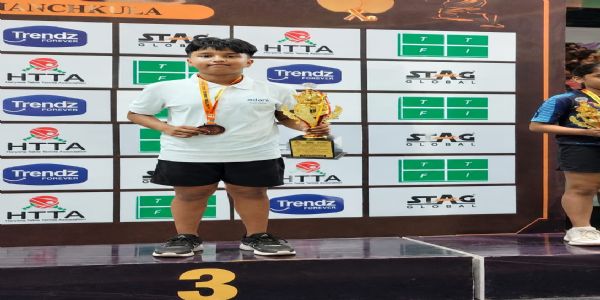 ‘গৰ্ব হেয়’ পদক্ষেপৰ সৈতে জড়িত দিভিজা পালৰ ৰাষ্ট্ৰীয় টেবুল টেনিছ চেম্পিয়নশ্বিপত ব্ৰঞ্জৰ পদক অৰ্জন