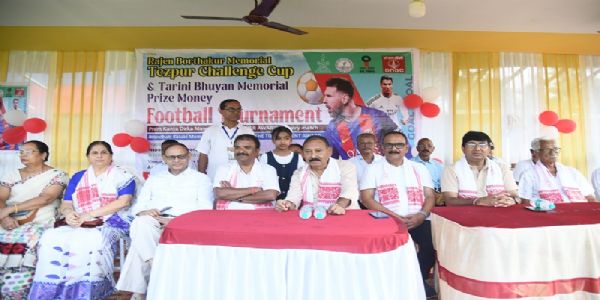 তেজপুৰ চেলেঞ্জকাপ ফুটবল প্ৰতিযোগিতাৰ শুভাৰম্ভ