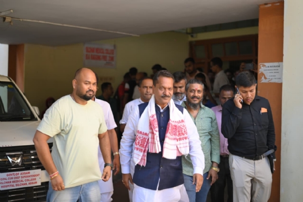Assam Health Minister Ashok Singhal Reviewing Healthcare Services in Barak Valley. Assam Health Minister Ashok Singhal Reviewing Healthcare Services in Barak Valley.