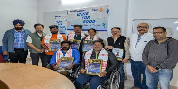 ভাৰত আন্তঃৰাষ্ট্ৰীয় অভিগম্যতা সজাগতা যাত্ৰা ২০২৬ৰ অংশগ্ৰহণকাৰীক সম্বৰ্ধনা