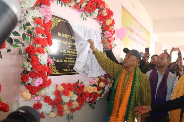 কোকৰাঝাৰত বিটিচি প্ৰধানৰ দ্বাৰা গুৰুত্বপূৰ্ণ আন্তঃগাঁথনি প্ৰকল্পৰ শুভাৰম্ভ ।