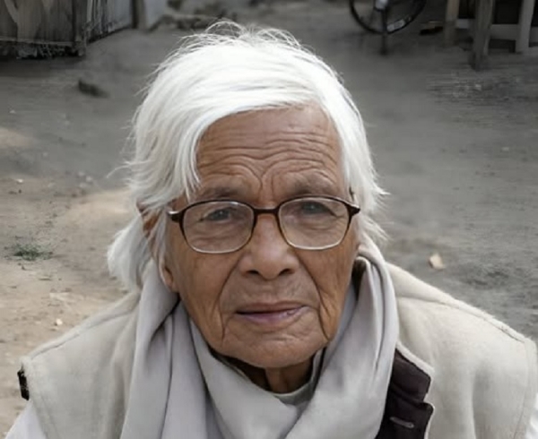 मुख्यमंत्री द्वारा साझा किये गये चित्रकार आद्य शर्मा की तस्वीर।