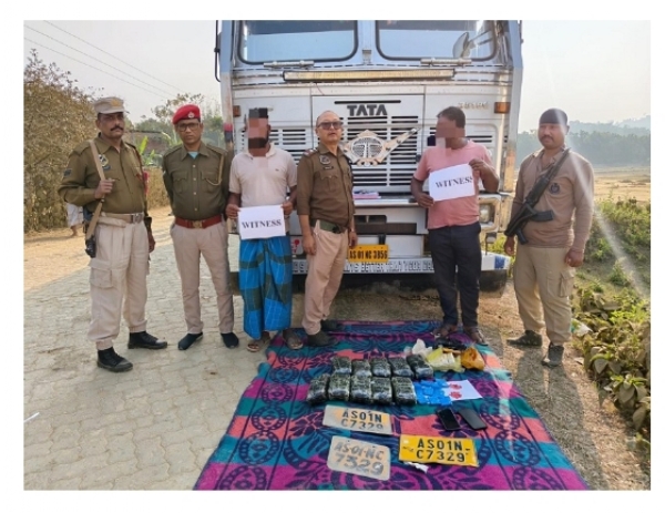 Image of the Seized 1.1 Lakh Yaba Tablets in Dholai.