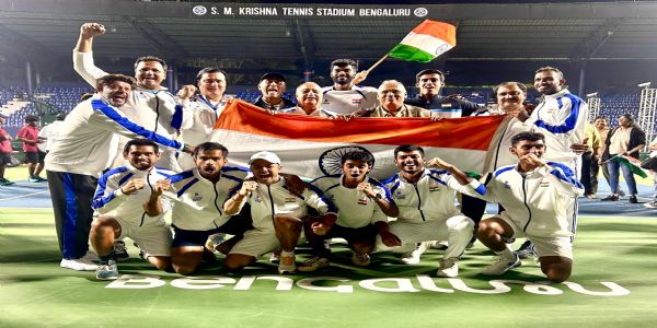 ডেভিছ কাপৰ কোৱালিফায়াৰ ৰাউণ্ড ১: দক্ষিণেশ্বৰ সুৰেশৰ জোৰত নেদাৰলেণ্ডৰ বিৰুদ্ধে ৩-২ত ভাৰতৰ জয়লাভ