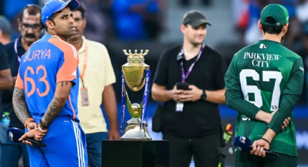 भारतीय कप्तान सूर्यकुमार यादव और सलमान अली आगा