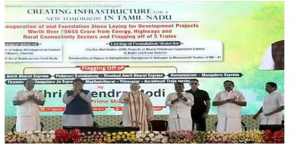 আমাৰ লক্ষ্য হৈছে এখন উন্নত ভাৰত গঢ়িবলৈ এখন উন্নত তামিলনাডু গঢ়ি তোলাঃ প্ৰধানমন্ত্ৰী