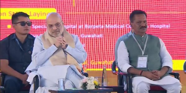 গুৱাহাটীত কেন্দ্ৰীয় মন্ত্ৰী অমিত শ্বাহে উদ্বোধন কৰিলে কেইবাটাও স্বাস্থ্যসেৱাৰ সুবিধাৰ আধাৰশিলা