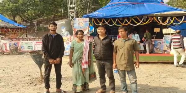 সোণাপুৰৰ জুবিন ক্ষেত্ৰত শিল্পী মানস ৰবীন