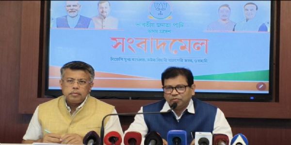 বিজেপিৰ মিত্ৰতা ৰামধেনু সদৃশ মিত্ৰতা, কংগ্ৰেছৰ মিত্ৰতা শীত-তাপ নিয়ন্ত্ৰিত কোঠাৰ মিত্ৰতা ঃ বিজেপি