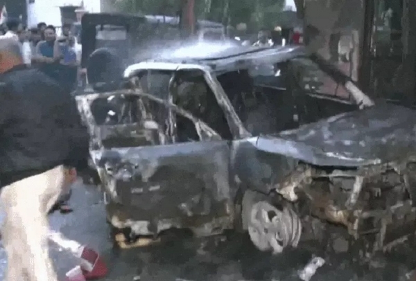 इंदौर में अग्नि हादसे के बाद घटनास्थल की तस्वीर