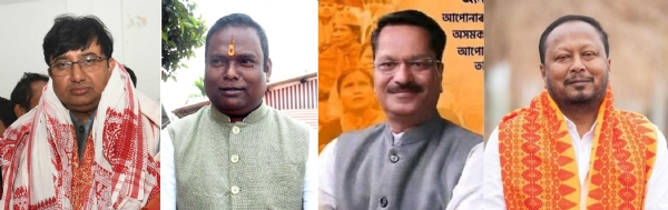 শোণিতপুৰৰ বিজেপি শিবিৰ,চাৰিগৰাকী বিজেপি প্ৰাৰ্থী