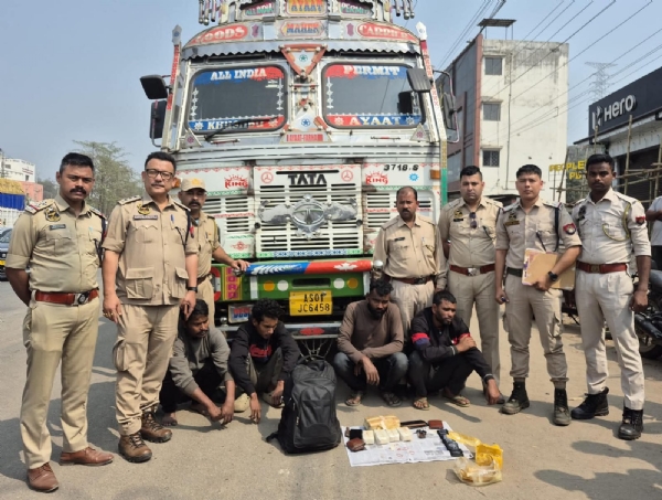 6 करोड़ का ड्रग्स जब्त, चार गिरफ्तार