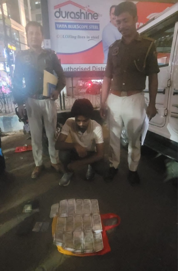 नकली नोट समेत एक गिरफ्तार