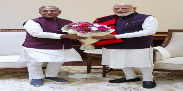 নাগালেণ্ডৰ ৰাজ্যপালৰ প্ৰধানমন্ত্ৰীক সাক্ষাৎ