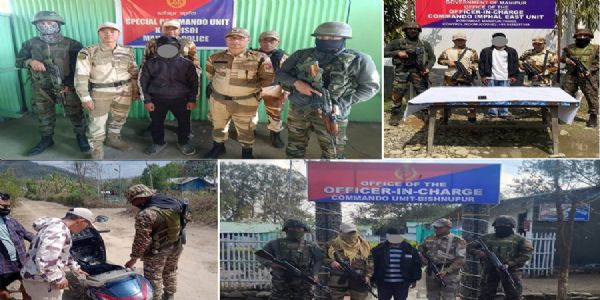 মণিপুৰঃ তিনিটা নিষিদ্ধ সংগঠনৰ তিনি কেডাৰক গ্ৰেপ্তাৰ