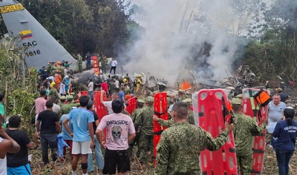 दुर्घटनाग्रस्त लॉकहीड मार्टिन हरक्यूलिस सी-130  विमान। फोटो - इंटरनेट मीडिया