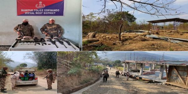 মণিপুৰত উদ্ধাৰ বিশাল অস্ত্ৰ-শস্ত্ৰৰ ভঁৰাল, তিনিটা বাংকাৰ ধ্বংস