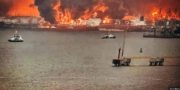 ইউক্ৰেইনৰ ড্ৰ’ন আক্ৰমণত ক্ষতিগ্ৰস্ত ৰাছিয়া, প্ৰিমৰ্স্ক আৰু উষ্ট-লুগা বন্দৰত তেল ভৰোৱা বন্ধ