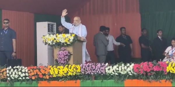 ঢেকীয়াজুলিত বিজেপিৰ নিৰ্বাচনী ৰণডংকাঃ অশোক সিংহলৰ সমৰ্থনত গৃহমন্ত্ৰী অমিত শ্বাহৰ বিশাল জনসভাত নিৰ্বাচনী প্ৰচাৰ