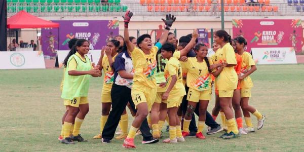 খেলো ইণ্ডিয়া ট্ৰাইবেল গেমছঃ অৰুণাচল প্ৰদেশক পৰাস্ত কৰি ছত্তীশগড়ৰ ছোৱালীৰ ফুটবল দলৰ ফাইনেলত প্ৰৱেশ