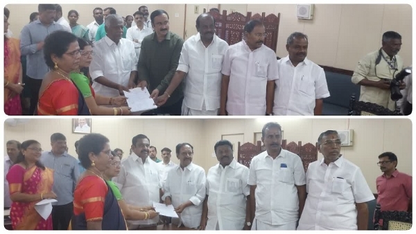 অম্বুমণি ৰামাডোছ আৰু ইনবাদুৰাইয়ে মনোনয়ন দাখিল কৰে।