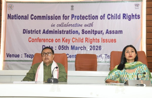 শিশু অধিকাৰৰ মূল বিষয়সমূহৰ ওপৰত জিলা পৰ্যায়ৰ সন্মিলন শোণিতপুৰত অনুষ্ঠিত