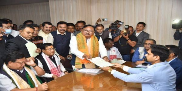 ৰাজ্যসভা নিৰ্বাচনৰ বাবে অসমত বিজেপি আৰু মিত্ৰজোঁটৰ তিনি গৰাকী প্ৰাৰ্থীৰ মনোনয়ন দাখিল