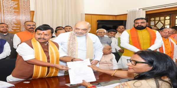 ৰাজ্যসভাৰ বাবে মনোনয়ন দাখিল নীতিন নবীনৰ, বাংকীপুৰৰ জনসাধাৰণৰ সৈতে তেওঁৰ ঘনিষ্ঠ সম্পৰ্ক বজাই ৰখাৰ আশ্বাস