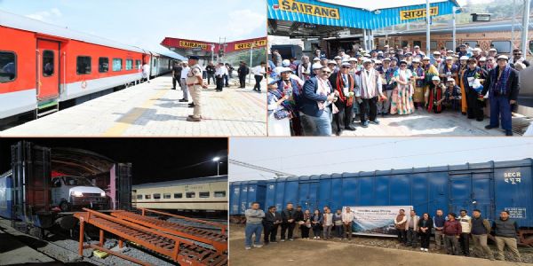 মিজোৰামত ৰে’ল সংযোগৰ দ্বাৰা অবিৰতভাৱে ৰূপান্তৰকাৰী পৰিৱৰ্তন