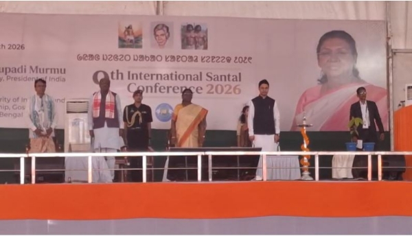 नवम अंतरराष्ट्रीय संताल सम्मेलन में शामिल हुई राष्ट्रपति द्रौपदी मुर्मु 