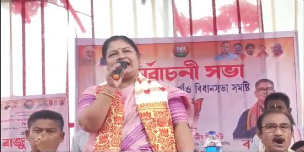 বকোৰ হাউলীতাৰী আৰু ত্ৰিলোচনত বকো-ছয়গাওঁৰ এনডিএ প্ৰাৰ্থী ৰাজু মেচৰ নিৰ্বাচনী সভা