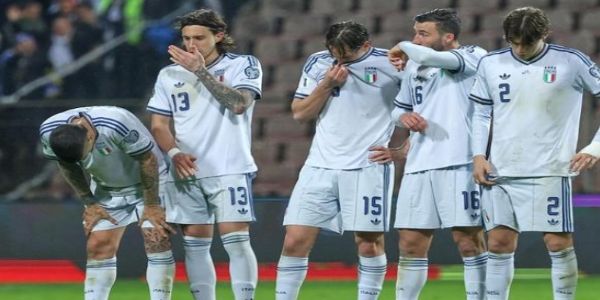 ইটালীয়ে একেৰাহে তৃতীয়বাৰৰ বাবে ফিফা বিশ্বকাপৰ পৰা বাহিৰ, প্লে অফত পেনাল্টি শ্বুটআউটত বছনিয়াৰ হাতত পৰাস্ত