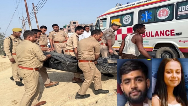 फाइल फाेटाे मृतकाें के पुलिस शवाें काे ले जाते हुए